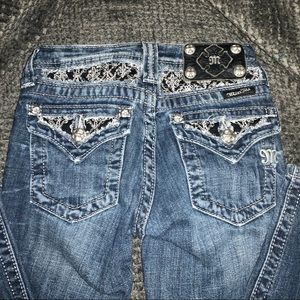 Miss me little girls jeans size 8